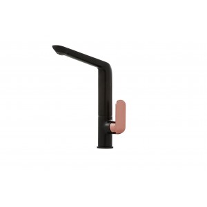 Kara Rose Gold & Matte Black Lead Free Sink Mixer